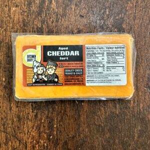 aged cheddar fort cheese, D Dutchmen Dairy, Sicamous BC
